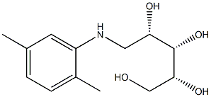 1-[(2,5-Dimethylphenyl)amino]-1-deoxy-D-ribitol Struktur