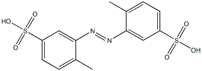 2,2'-Dimethylazobenzene-5,5'-disulfonic acid Struktur