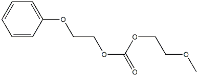 Carbonic acid 2-phenoxyethyl 2-methoxyethyl ester Struktur