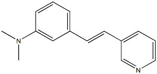 3-(3-(Dimethylamino)styryl)pyridine Struktur