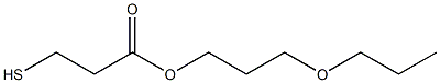 3-Mercaptopropionic acid 3-propoxypropyl ester Struktur