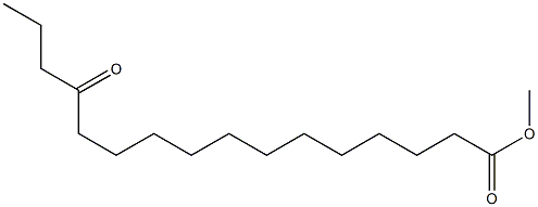 13-Oxohexadecanoic acid methyl ester Struktur