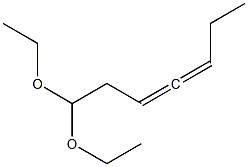 3,4-Heptadienal diethyl acetal Struktur