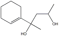 2-(1-Cyclohexen-1-yl)-2,4-pentanediol Struktur