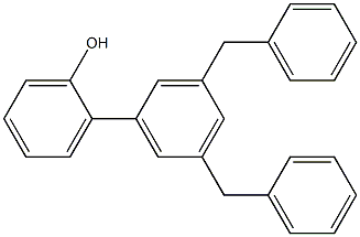 2-(3,5-Dibenzylphenyl)phenol Struktur