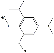 3,5-Diisopropyl-1,2-benzenediyldihydroperoxide Struktur