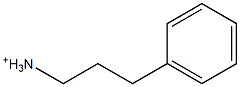 3-Phenylpropylaminium Struktur