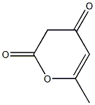 6-Methyl-2H-pyran-2,4(3H)-dione Struktur