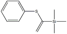 1-(Trimethylsilyl)-1-(phenylthio)ethene Struktur