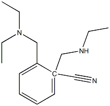 N,N,N'-Tris(ethyl-2-cyano)xylylenediamine Struktur