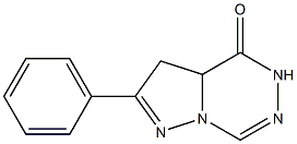 3,3a-Dihydro-2-phenylpyrazolo[1,5-d][1,2,4]triazin-4(5H)-one Struktur