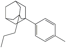 1-(4-Methylphenyl)-3-(propyl)adamantane Struktur