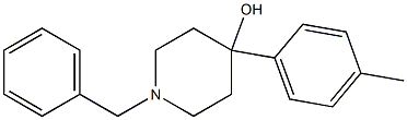 4-(4-Methylphenyl)-1-benzyl-4-piperidinol Struktur