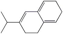 1,2,6,7-Tetrahydro-3-isopropylnaphthalene Struktur