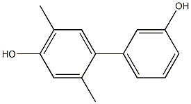 2,5-Dimethyl-1,1'-biphenyl-3',4-diol Struktur