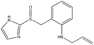 N-(2-Propenyl)-2-[(1H-imidazol-2-yl)sulfinylmethyl]aniline Struktur