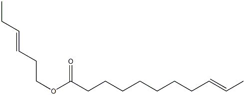 9-Undecenoic acid 3-hexenyl ester Struktur