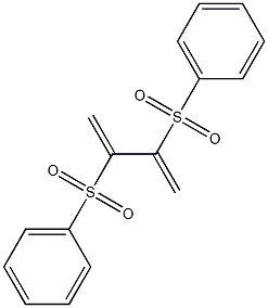 2,3-Bis(phenylsulfonyl)-1,3-butadiene Struktur