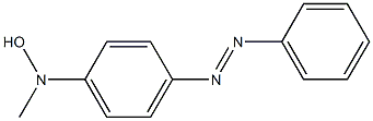 N-Hydroxy-N-methyl-4-(phenylazo)benzenamine Struktur