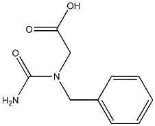 (1-Benzylureido)acetic acid Struktur