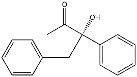 [S,(-)]-3-Hydroxy-3,4-diphenyl-2-butanone Struktur