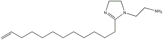 1-(2-Aminoethyl)-2-(11-dodecenyl)-2-imidazoline Struktur