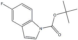 1-(tert-Butoxycarbonyl)-5-fluoro-1H-indole Struktur