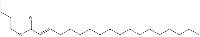 (E)-2-Octadecenoic acid butyl ester Struktur