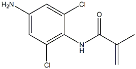 3,5-Dichloro-4-(methacryloylamino)aniline Struktur