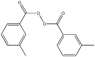 Bis(3-methylbenzoyl) peroxide Struktur