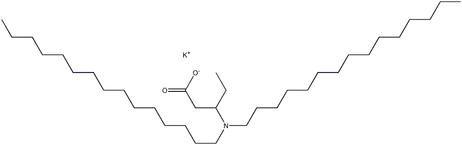 3-(Dipentadecylamino)valeric acid potassium salt Struktur