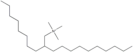 2-Octyldodecyltrimethylaminium Struktur