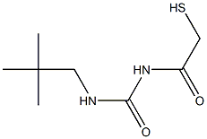 1-Neopentyl-3-(mercaptoacetyl)urea Struktur