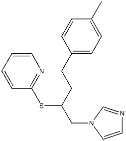 1-[4-(4-Methylphenyl)-2-[(2-pyridyl)thio]butyl]-1H-imidazole Struktur