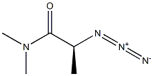 [S,(+)]-2-Azido-N,N-dimethylpropionamide Struktur