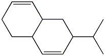 1,2,4a,5,6,8a-Hexahydro-6-isopropylnaphthalene Struktur