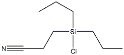 3-(Chlorodipropylsilyl)propiononitrile Struktur