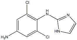 2-[(4-Amino-2,6-dichlorophenyl)amino]-1H-imidazole Struktur