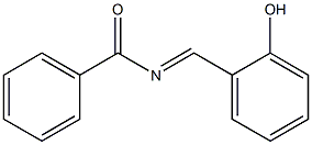 N-(2-Hydroxybenzylidene)benzamide Struktur