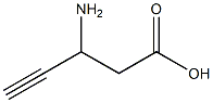 3-Amino-4-pentynoic acid Struktur