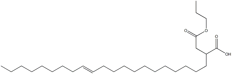 2-(12-Henicosenyl)succinic acid 1-hydrogen 4-propyl ester Struktur