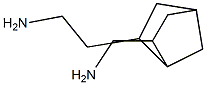 2-Aminomethyl-6-(2-aminoethyl)bicyclo[2.2.1]heptane Struktur