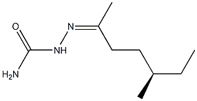 [R,(-)]-5-Methyl-2-heptanonesemicarbazone Struktur