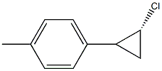 1-[(2R)-2-Chlorocyclopropyl]-4-methylbenzene Struktur