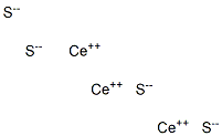 Tricerium tetrasulfide Struktur