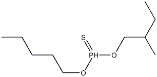 Thiophosphonic acid O-(2-methylbutyl)O-pentyl ester Struktur