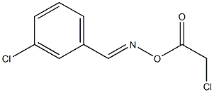 3-Chlorobenzaldehyde O-(chloroacetyl)oxime Struktur