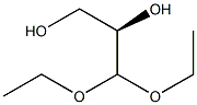 (R)-2,3-Dihydroxypropanal diethyl acetal Struktur