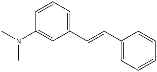 3-(Dimethylamino)stilbene Struktur