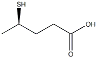 [R,(-)]-4-Mercaptovaleric acid Struktur